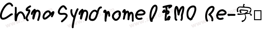 ChinaSyndromeDEMO Re字体转换